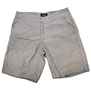Brixton Board Shorts Quick dry Mens 30 Gray Surfing Swim Skateboard w/wax comb